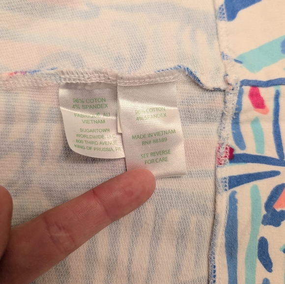 Lilly Pulitzer Skipper Popover Red Right Return Size Medium 🛞⛵🌊 - Picture 8 of 13